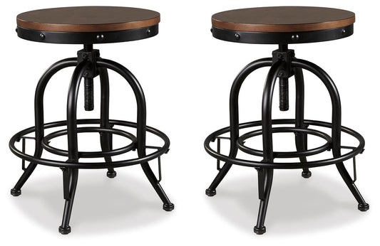 Valebeck Swivel Barstool (2/CN)