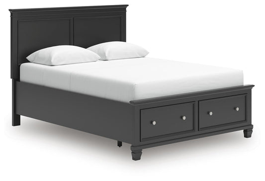 Lanolee Queen Panel Storage Bed
