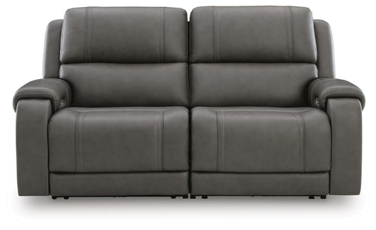 5Z - Pittson 2-Piece Power Reclining Sectional Loveseat