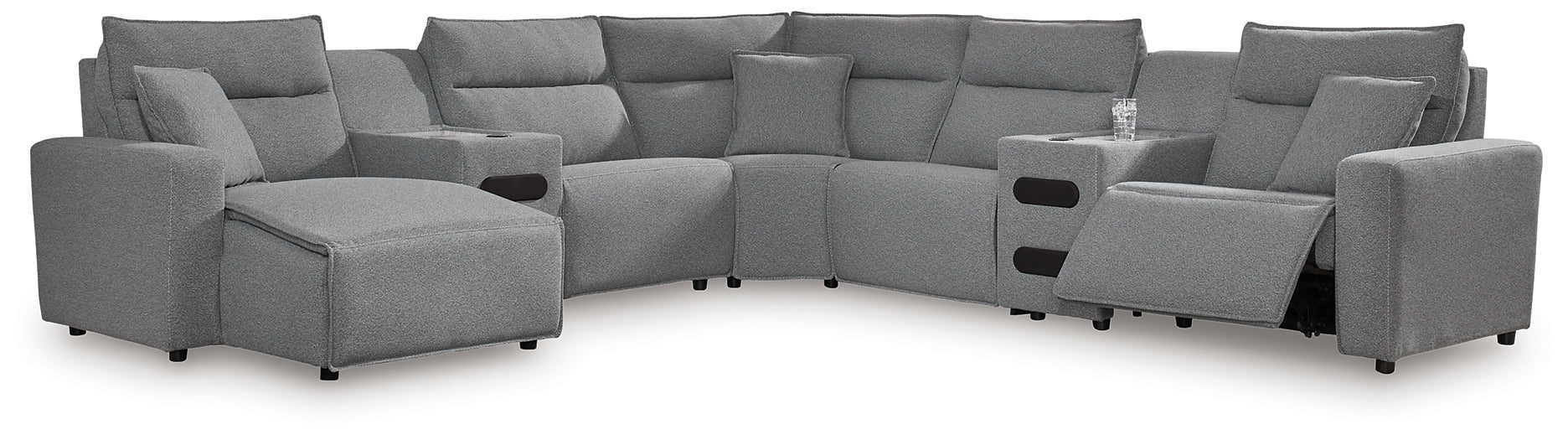 Modmax II 7-Piece Power Reclining Sectional with Chaise