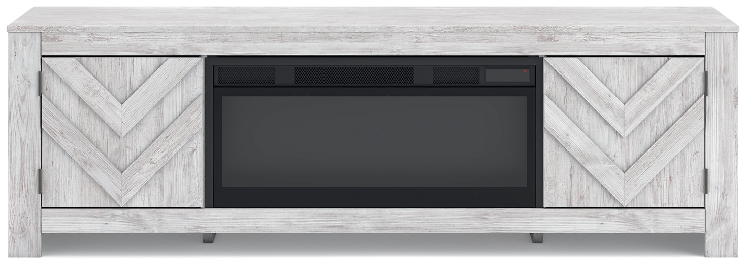 Cayboni 71" TV Stand with Electric Fireplace