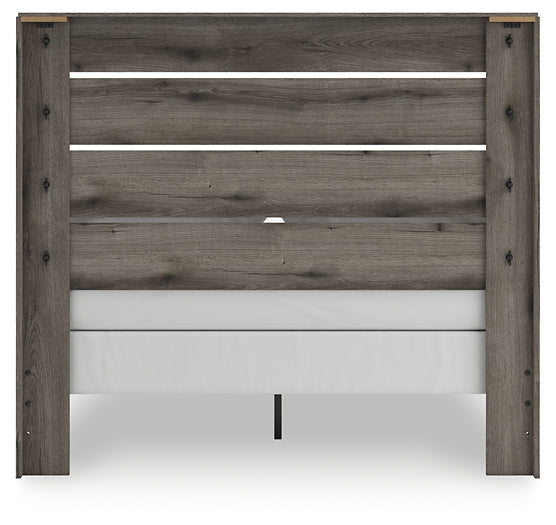 Graystorm Queen Panel Bed, Dresser, Mirror, Chest and Nightstand