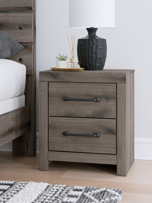 Graystorm Queen Panel Bed, Dresser, Mirror, Chest and Nightstand