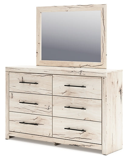 Lawroy Twin Panel Headboard, Dresser and Mirror