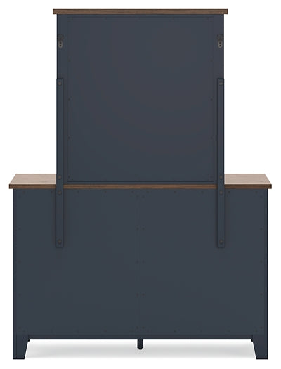 Landocken Twin Panel Headboard, Dresser, Mirror, Chest and Nightstand