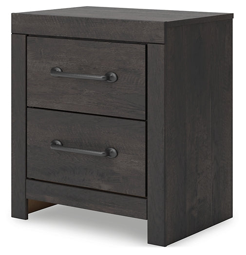 Hollivern Full Panel Storage Bed, Dresser, Mirror and Nightstand