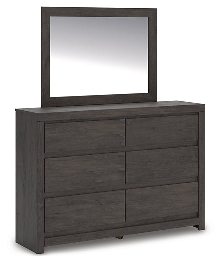 Fraluna Queen Panel Storage Bed, Dresser, Mirror, Chest and Nightstand