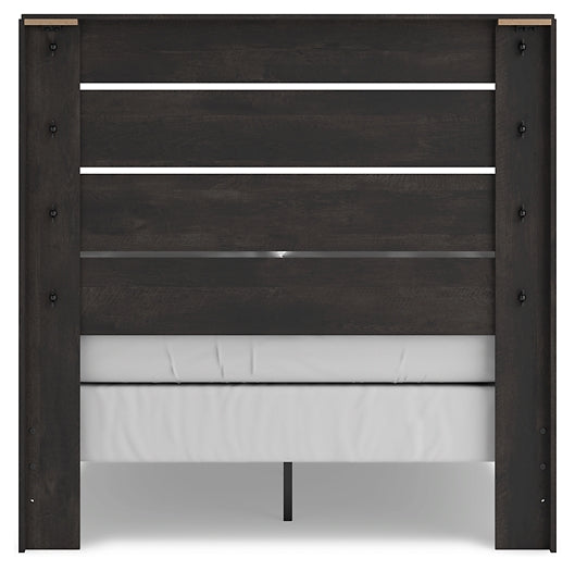 Hollivern Full Panel Bed, Dresser, Mirror, Chest and Nightstand