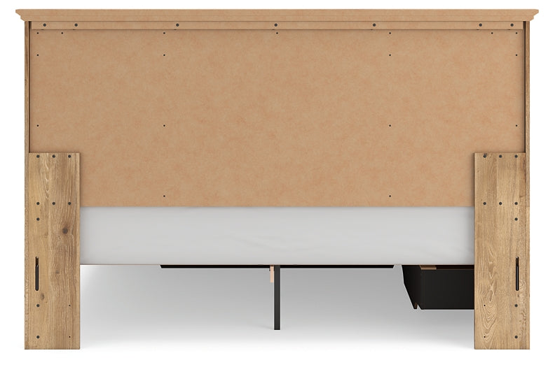Makidern King Panel Storage Bed