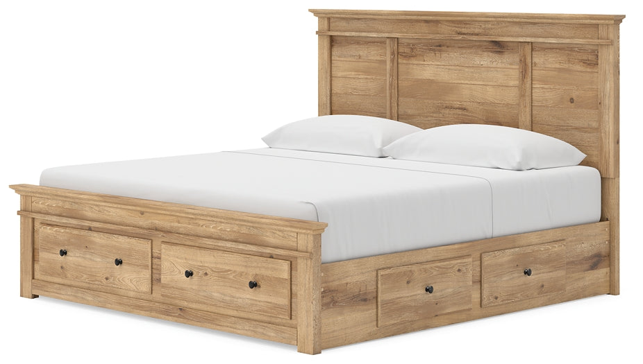 Makidern King Panel Storage Bed