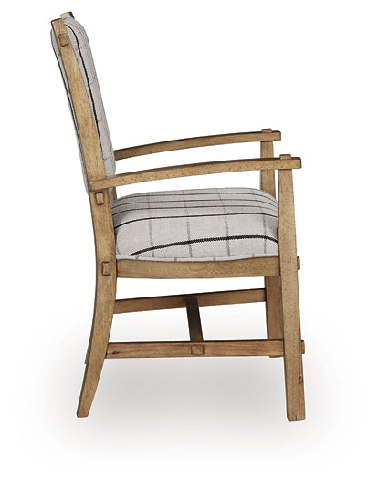 Ridgester Dining UPH Arm Chair (2/CN)