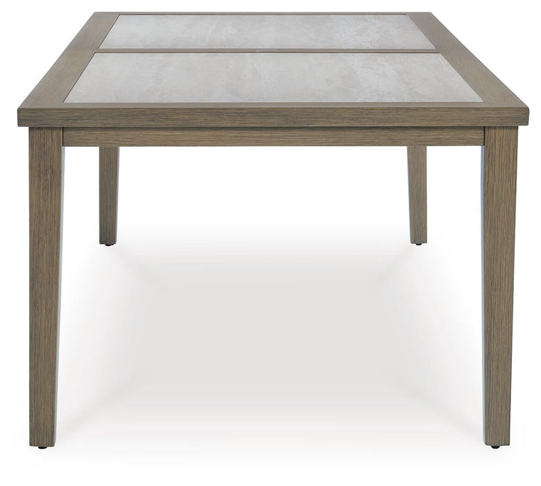Rainier Ranch RECT Dining Table w/UMB OPT