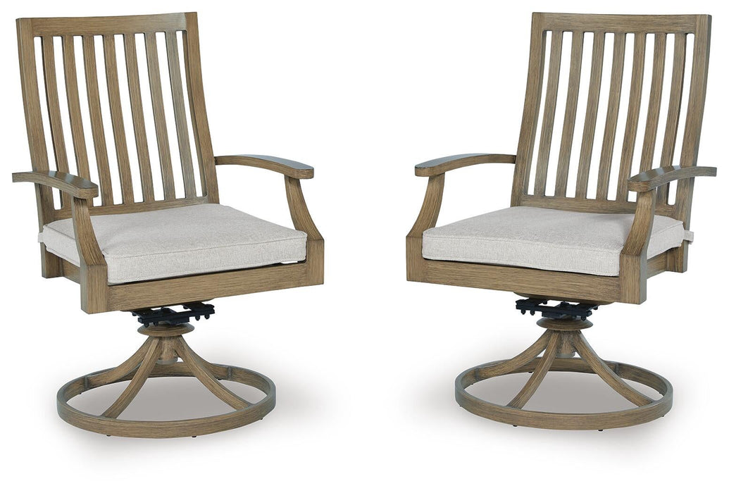 Rainier Ranch Swivel Chair w/Cushion (2/CN)