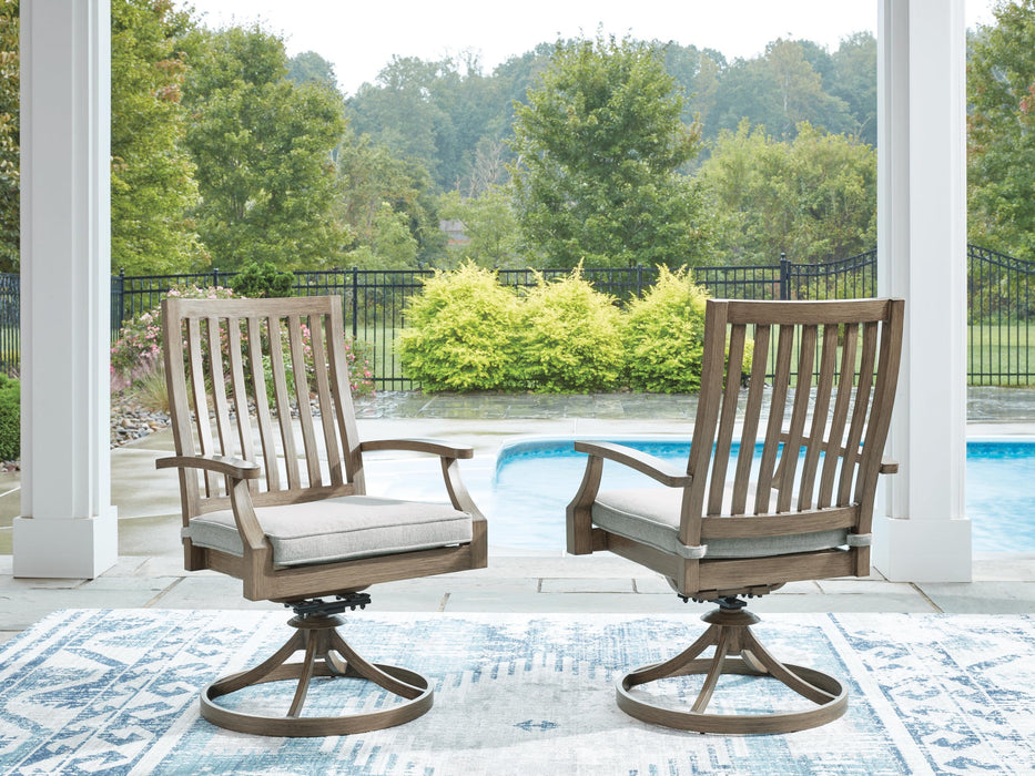 Rainier Ranch Swivel Chair w/Cushion (2/CN)