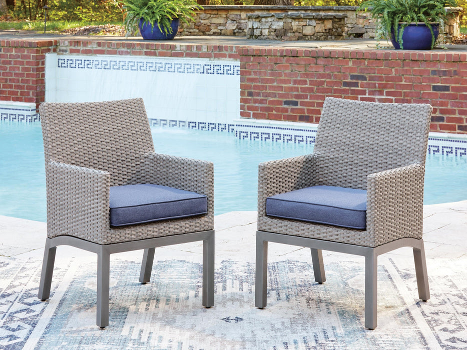 Half Moon Beach Arm Chair With Cushion (2/CN)