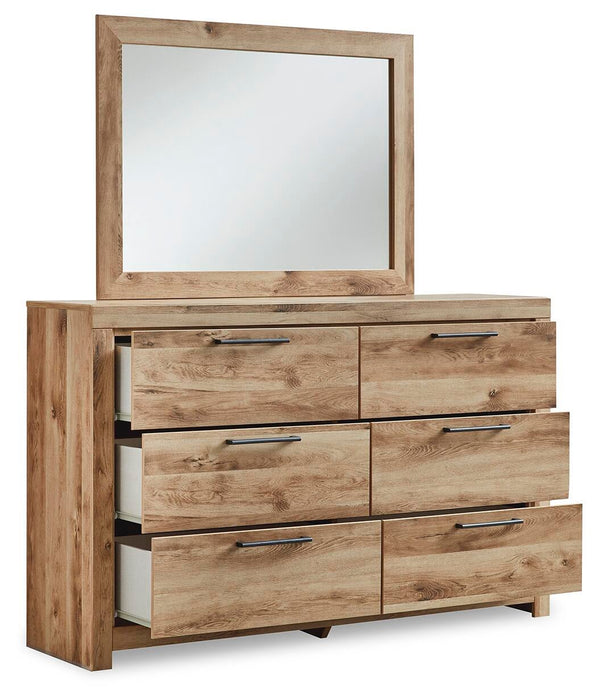 Hyanna Full Panel Storage Bed, Dresser, Mirror, Chest and Nightstand