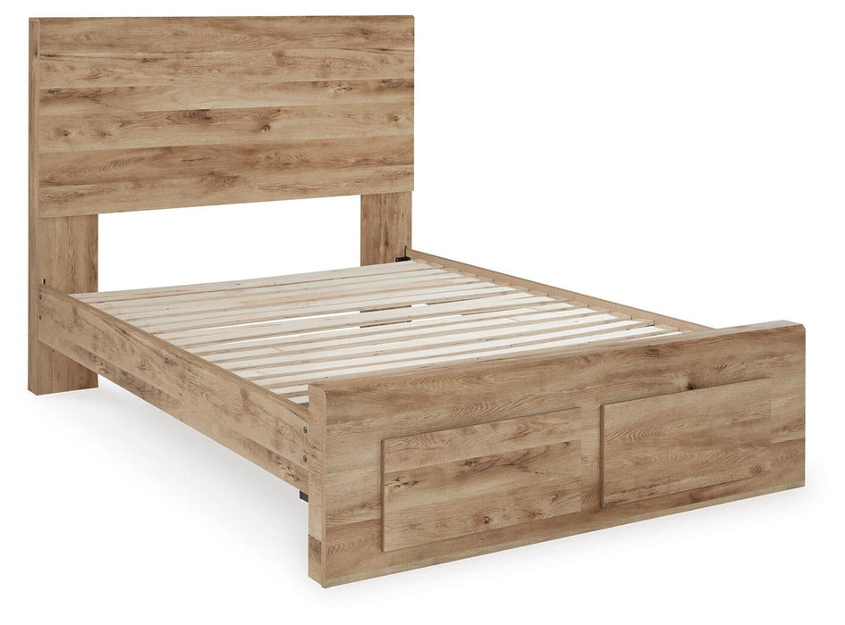 Hyanna Full Panel Storage Bed, Dresser, Mirror, Chest and Nightstand