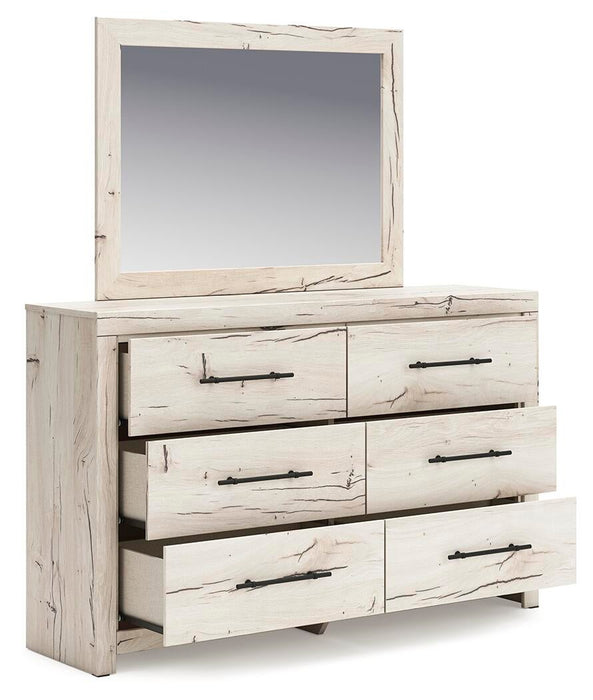 Lawroy Queen Panel Headboard, Dresser, Mirror, Chest and Nightstand