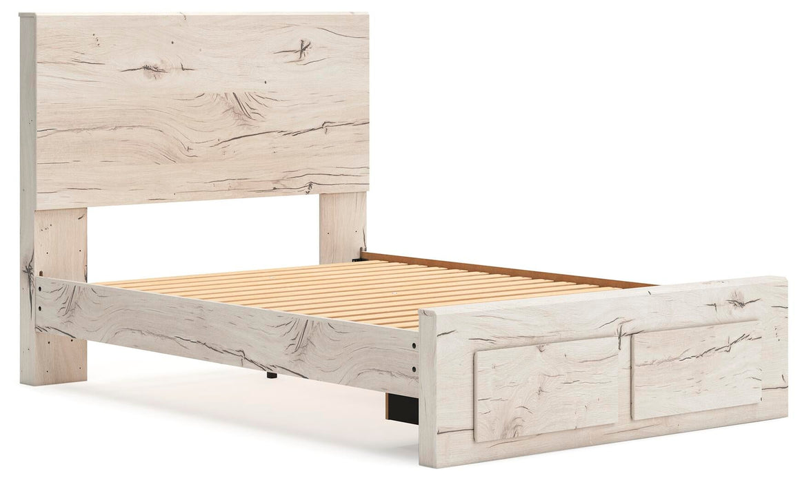 Lawroy Full Panel Storage Bed, Dresser, Mirror, Chest and Nightstand