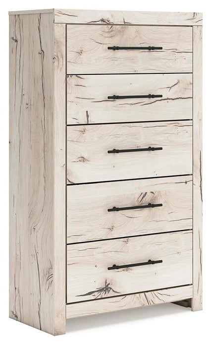 Lawroy Queen Panel Bed, Dresser, Mirror, Chest and Nightstand