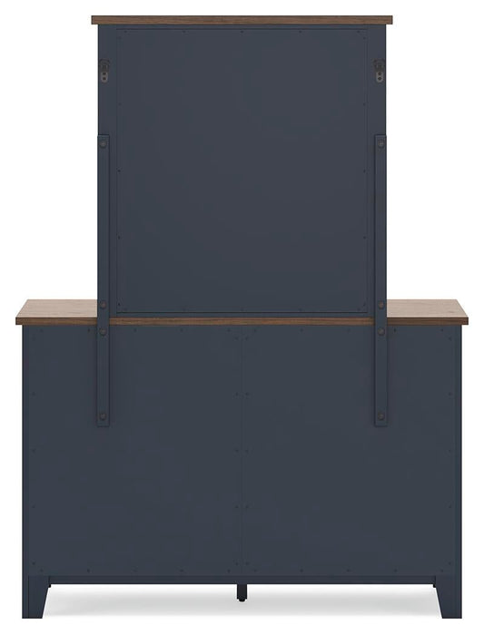 Landocken Twin Panel Headboard, Dresser, Mirror, Chest and Nightstand