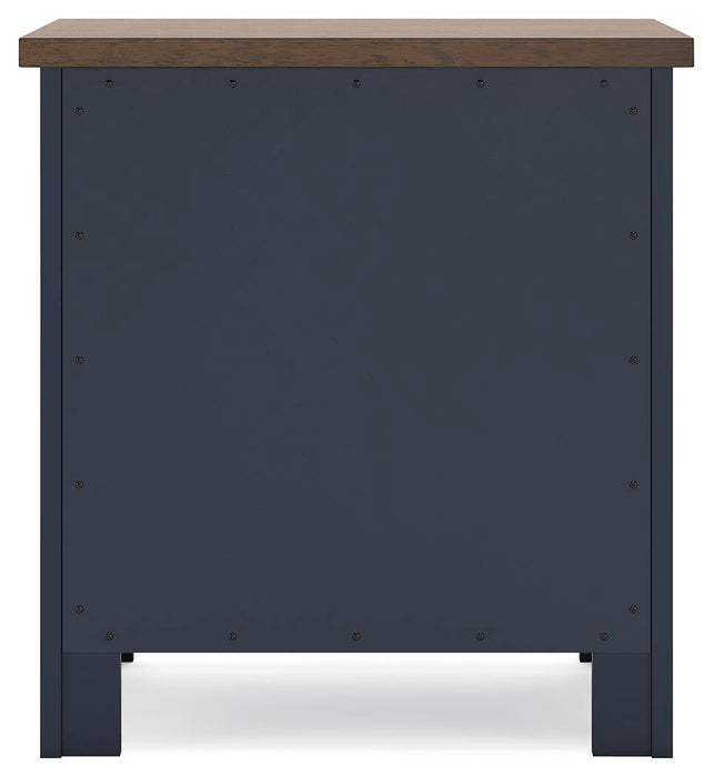 Landocken Twin Panel Bed, Dresser, Mirror, Chest and Nightstand