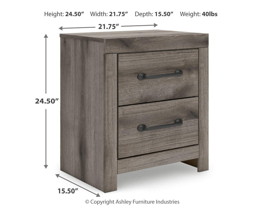 Graystorm Twin Panel Storage Bed, Dresser, Mirror, Chest and Nightstand