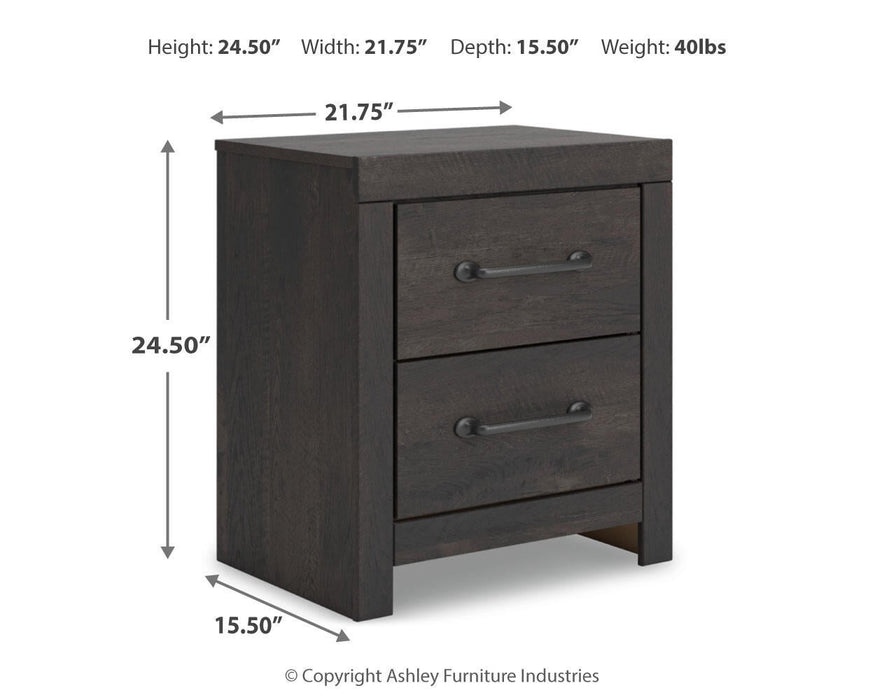 Hollivern Twin Panel Bed with Storage, Dresser, Mirror and Nightstand