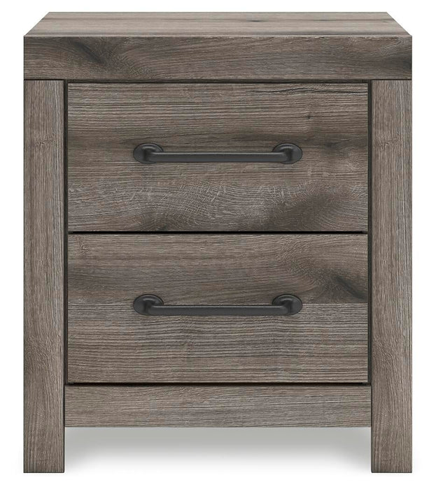 Graystorm Twin Panel Bed with Storage, Dresser, Mirror, Chest and Nightstand