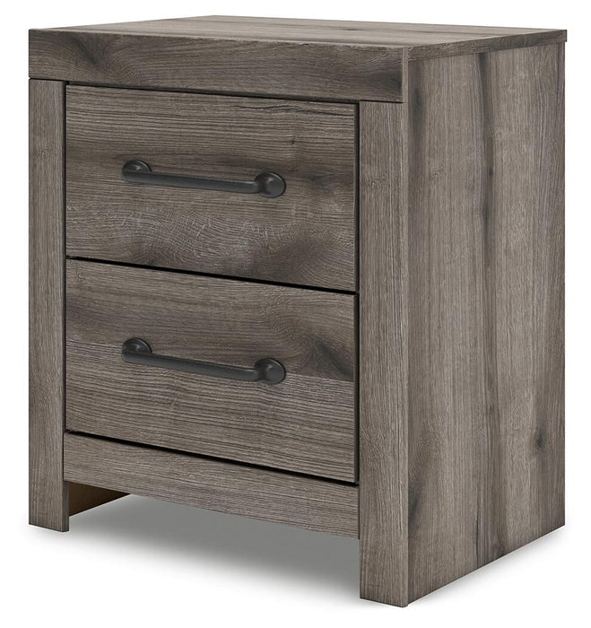 Graystorm Twin Panel Bed with Storage, Dresser, Mirror, Chest and Nightstand