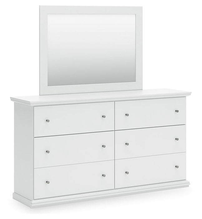 Bostwick Shoals King Panel Bed, Dresser, Mirror, Chest and Nightstand