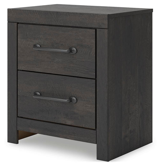 Hollivern Full Panel Storage Bed, Dresser, Mirror, Chest and Nightstand