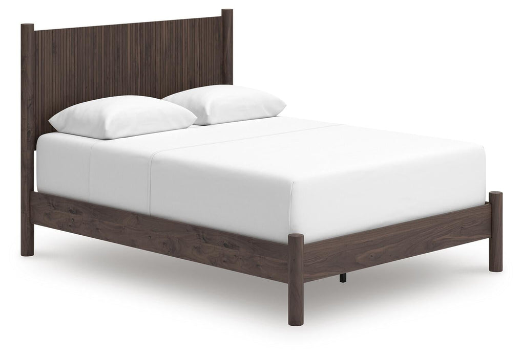 Pamytta Queen Panel Bed, Dresser, Mirror, Chest and Nightstand