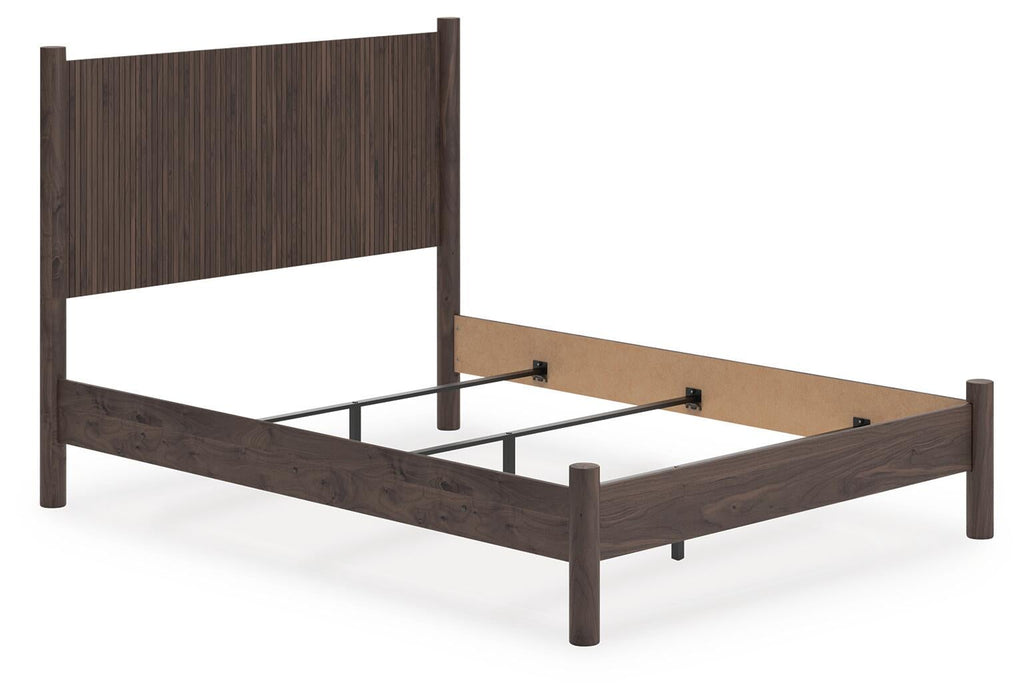 Pamytta Queen Panel Bed, Dresser, Mirror, Chest and Nightstand
