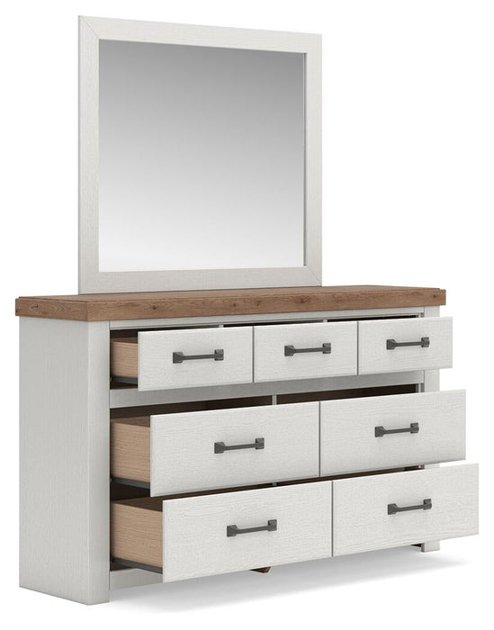 Savonport King Panel Storage Bed, Dresser, Mirror, Chest and Nightstand