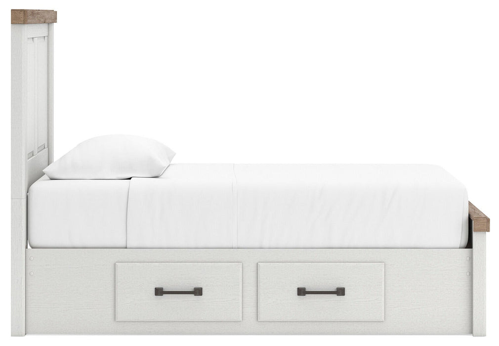 Savonport Twin Panel Bed with Storage