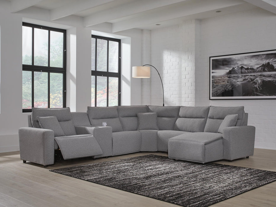 Modmax II 6-Piece Power Reclining Sectional with Chaise and Console