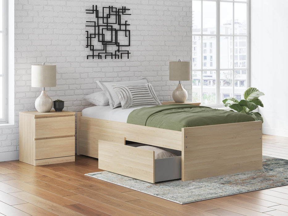 Onita Twin Platform Bed with 1 Side Storage