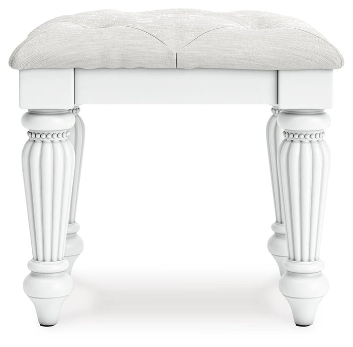 Kozlani Vanity Upholstered Stool