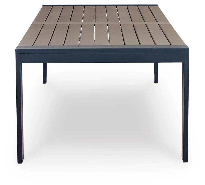 East Beach RECT Dining Table w/UMB OPT