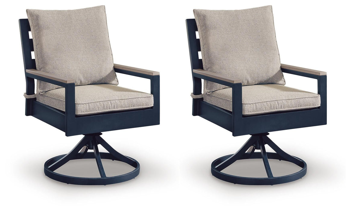 East Beach Swivel Chair w/Cushion (2/CN)