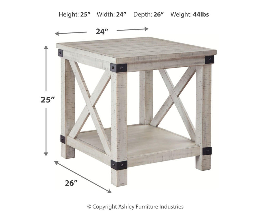 Carynhurst Rectangular End Table