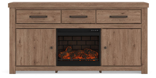 Garistyn 73" TV Stand with Electric Fireplace