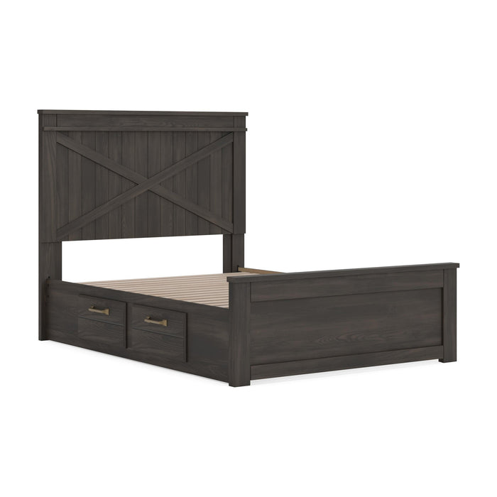 Vonitta Bay Full Panel Bed with Storage