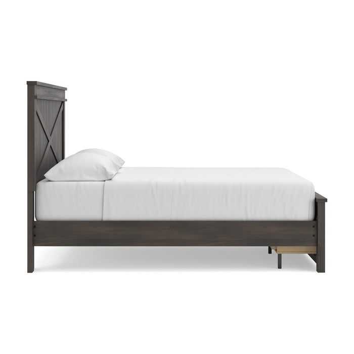 Vonitta Bay King Panel Storage Bed