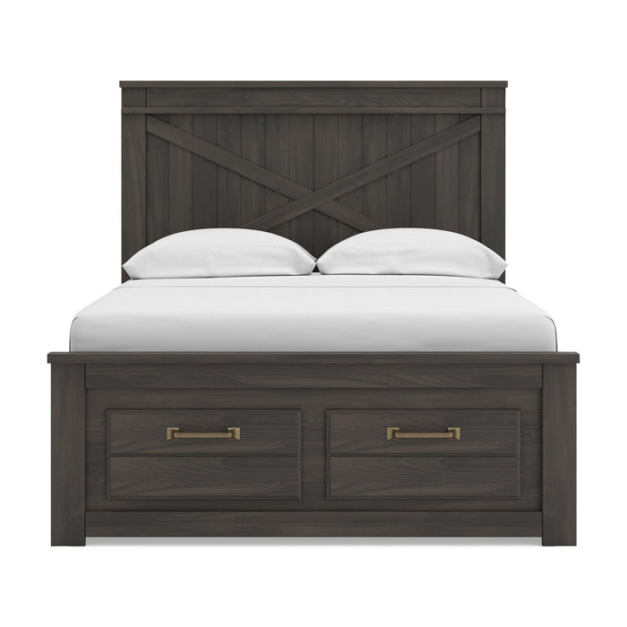 Vonitta Bay Full Panel Storage Bed