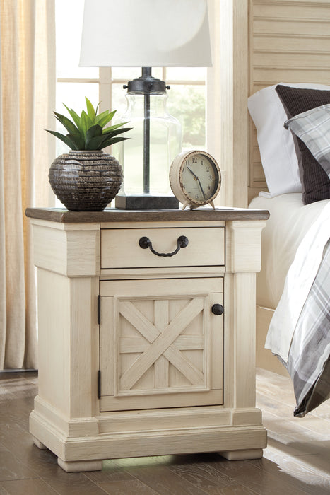 Bolanburg Queen Panel Bed with 2 Nightstands
