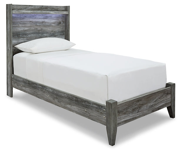 Baystorm Twin Panel Bed with Dresser