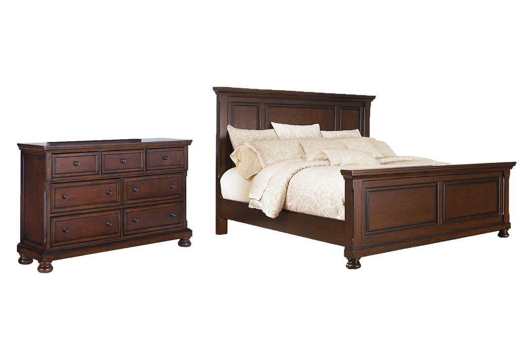Porter Queen Panel Bed with Dresser