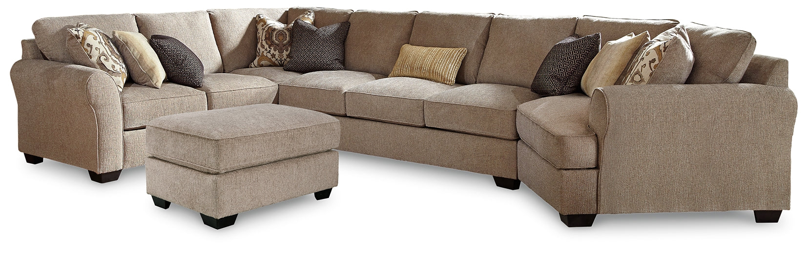 Pantomine 4-Piece Sectional with Ottoman